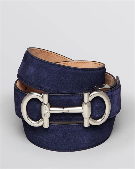 blue ferragamo belt|blue suede ferragamo belt.